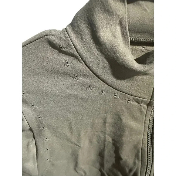 Free People movement Green Half Zip Stretch Running Jacket Size XS/S - Picture 4 of 6